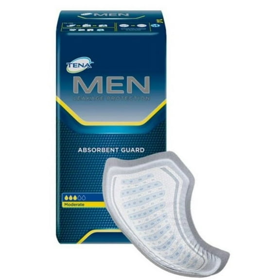 TENA Men Maximum Guards, Bladder Control Pad package quantity: 120 Count