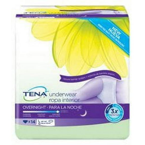 TENA Overnight Adult Underwear Pull On Medium Disposable Heavy Absorbency, 54252 - Case of 64