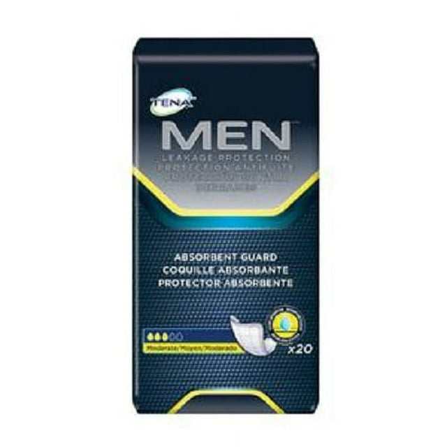 Sca Bladder Control Pad TENA Men 9.9 Inch Length Moderate Absorbency Polymer Male Disposable, Model 50600