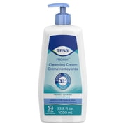 TENA ProSkin Cleansing Cream Cream Rinse-Free Body Wash Pump Bottle Mild Scent 33.8 oz. 64435 8 Ct