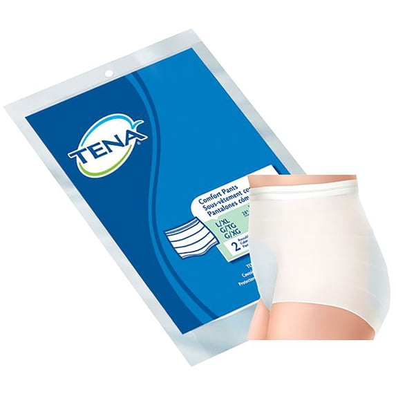 TENA ProSkin Comfort Pants Reusable Knit Pant Brief Style Large / X-Large, 64222, 75, 60 Ct