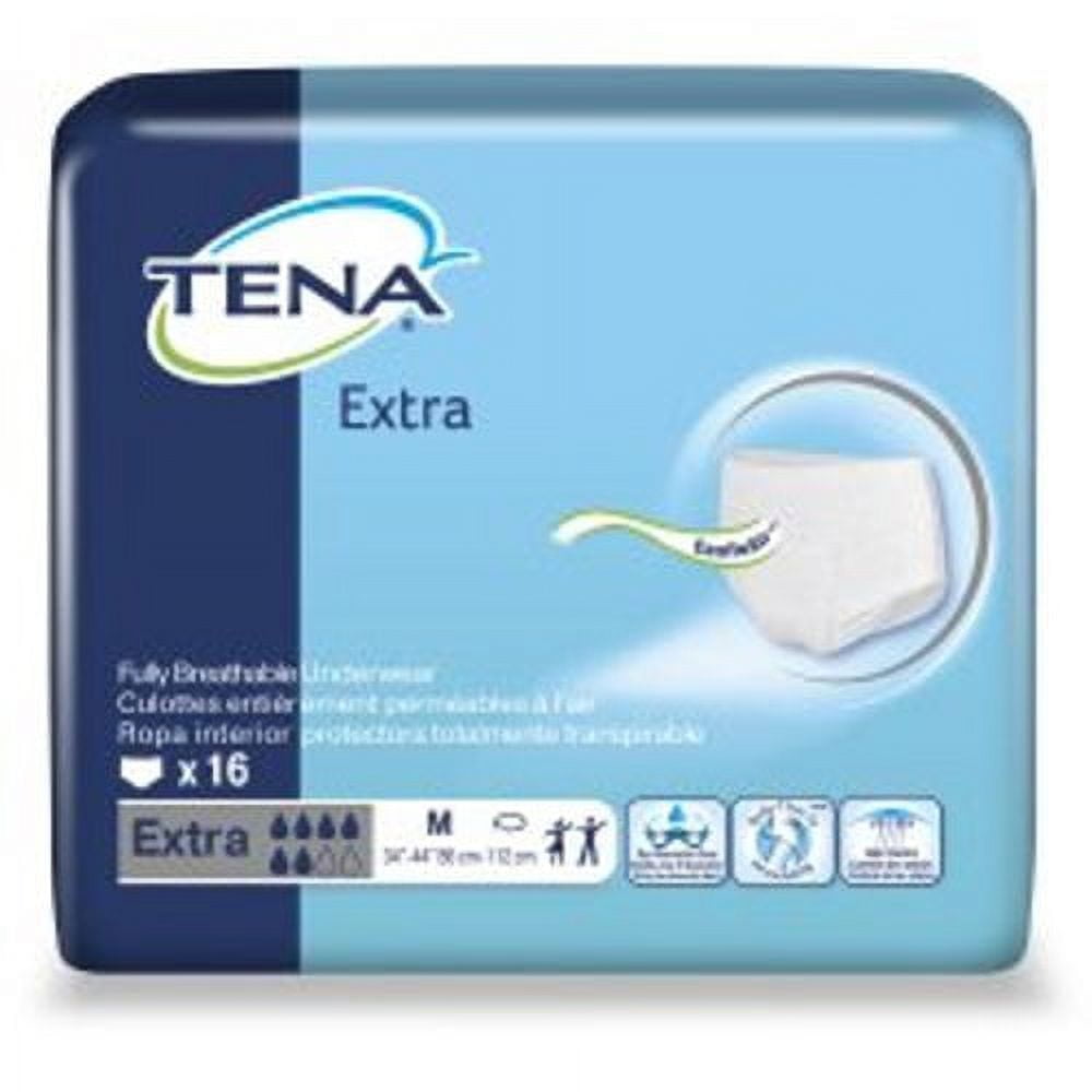 TENA ProSkin Protective Disposable Underwear Female Pull On with Tear Away  Seams Small / Medium, 73020, Maximum, 80 Ct