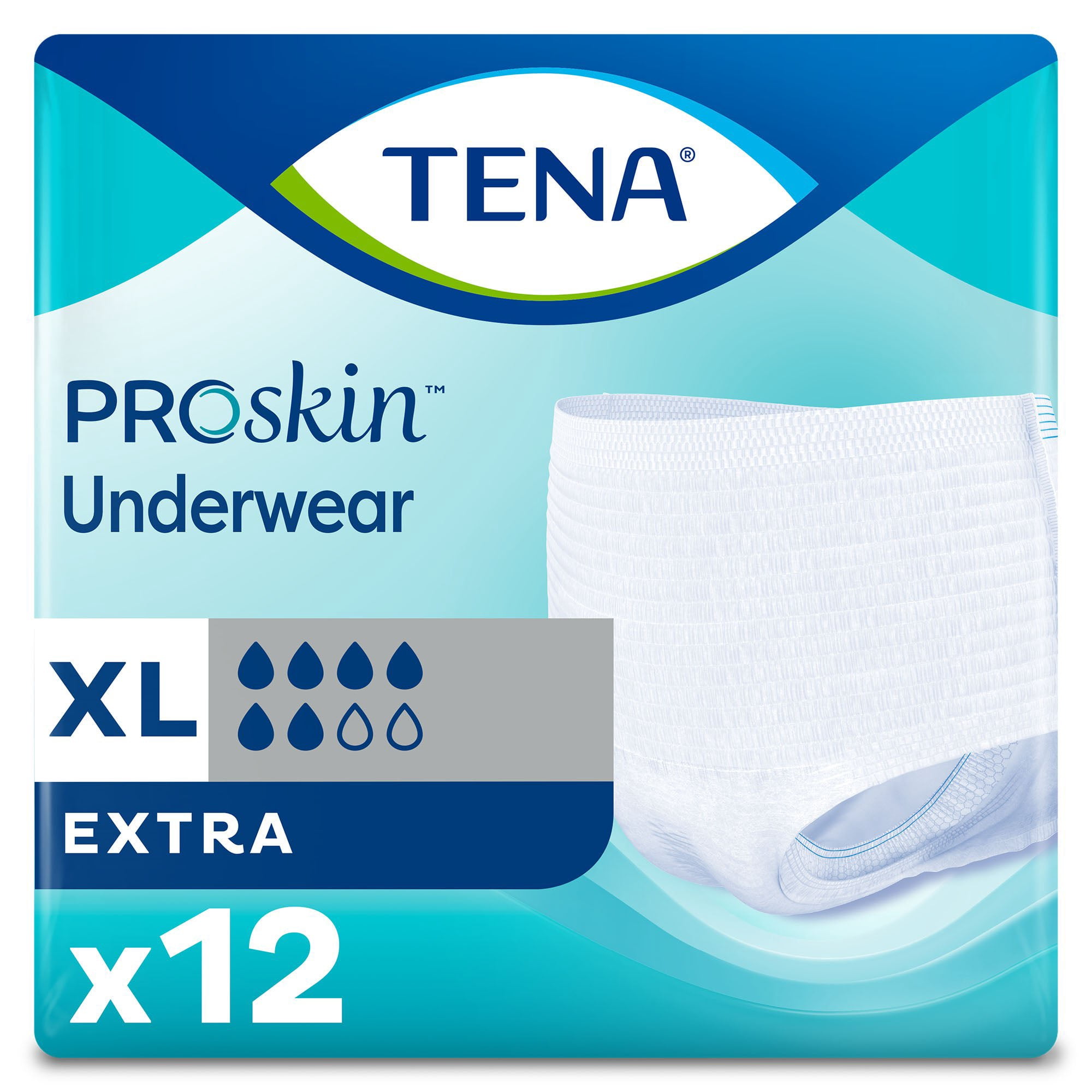 TENA, ProSkin Extra Breathable Underwear, XL, 48 Ct - Walmart.com