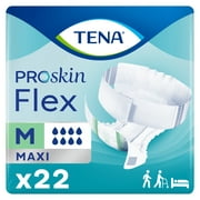 TENA ProSkin Flex Maxi Belted Undergarment, Incontinence, Disposable, Medium, 22 Count, 1 Pack