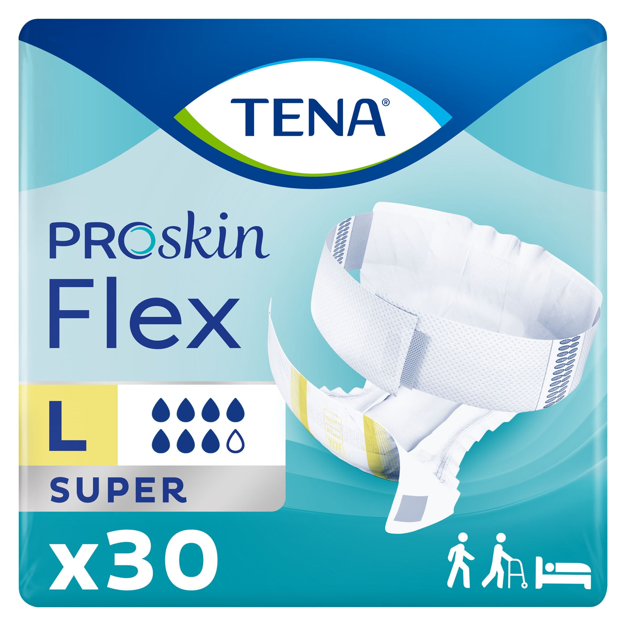 TENA ProSkin Flex Super Adult Incontinence Belted Undergarment 16