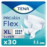 TENA ProSkin Flex Super Adult Incontinence Belted Undergarment Sz 20 Heavy Absorbency Breathable, 67807, 90 Ct