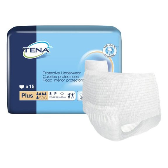 TENA ProSkin Plus, Breathable Underwear, Incontinence, Disposable, 2XL, 12 Ct