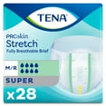 thumbnail image 1 of TENA ProSkin Stretch, Unisex Adult Incontinence Brief, Super Absorbency, Medium, 28 Count, 28 Packs, 28 Total, 1 of 10