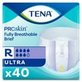 thumbnail image 1 of TENA ProSkin Ultra Adult Incontinence Brief Regular Heavy Absorbency Breathable, 67201, 80 Ct, 1 of 9