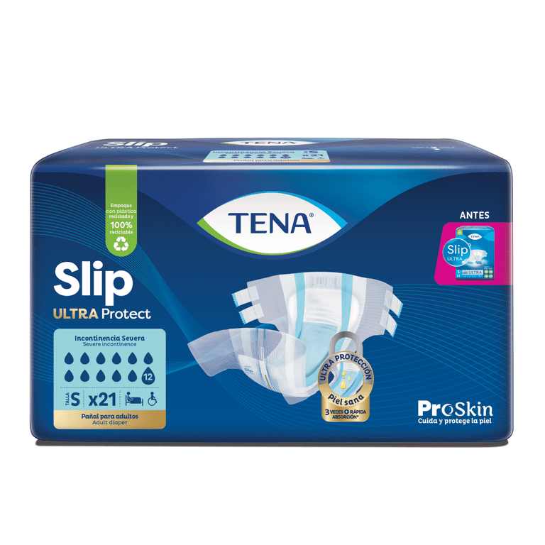 TENA Slip Ultra Unisex Adult Diaper Small 21 Count Heavy