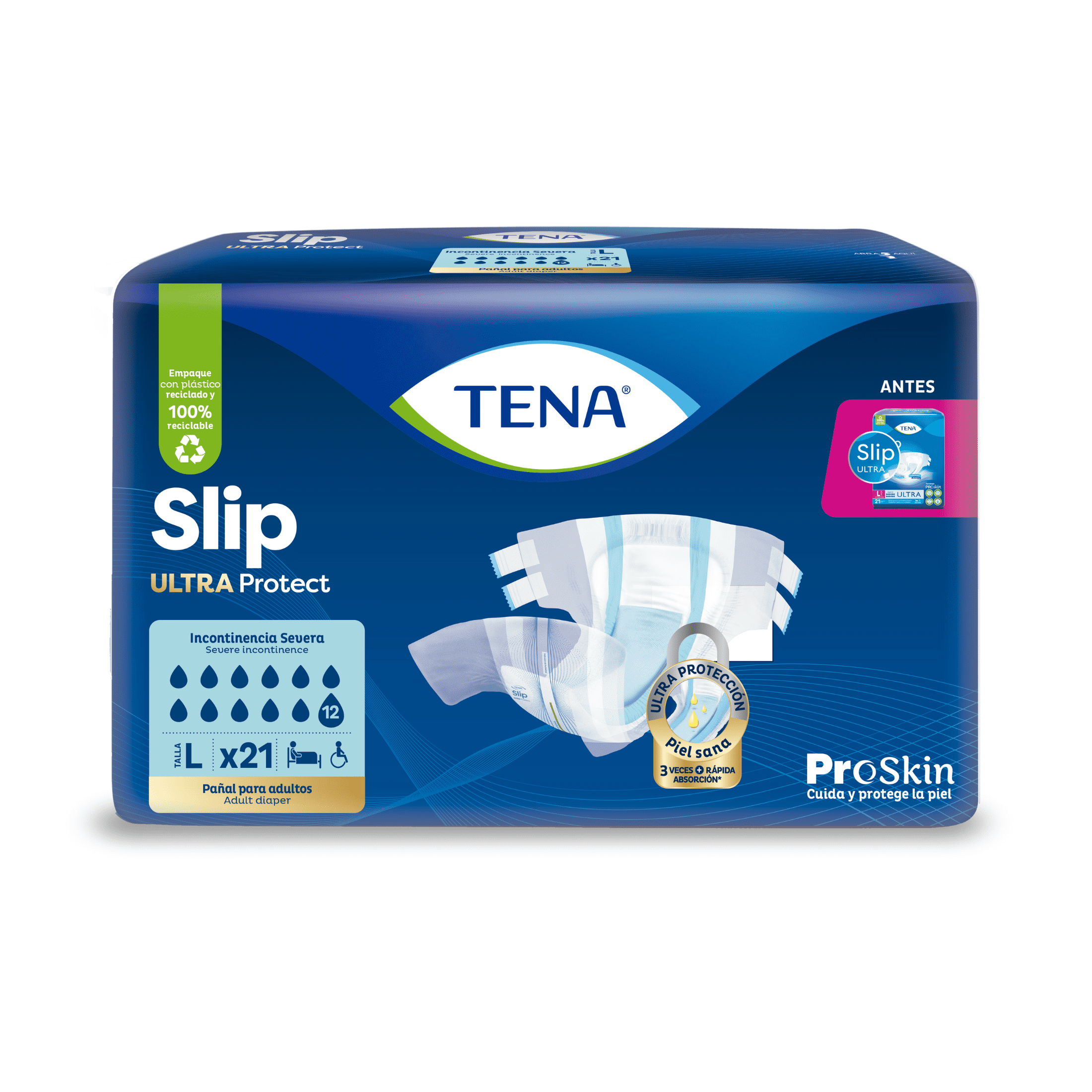 TENA Slip Ultra, Unisex, Incontinence Underwear with Proskin