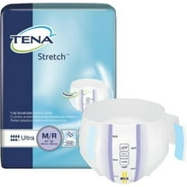 TENA Stretch Ultra Briefs, Heavy Absorbency, Medium, 36 Count