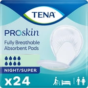 TENA Super Night Pad Maximum Absorbency, 24 Ct, 4 Pack