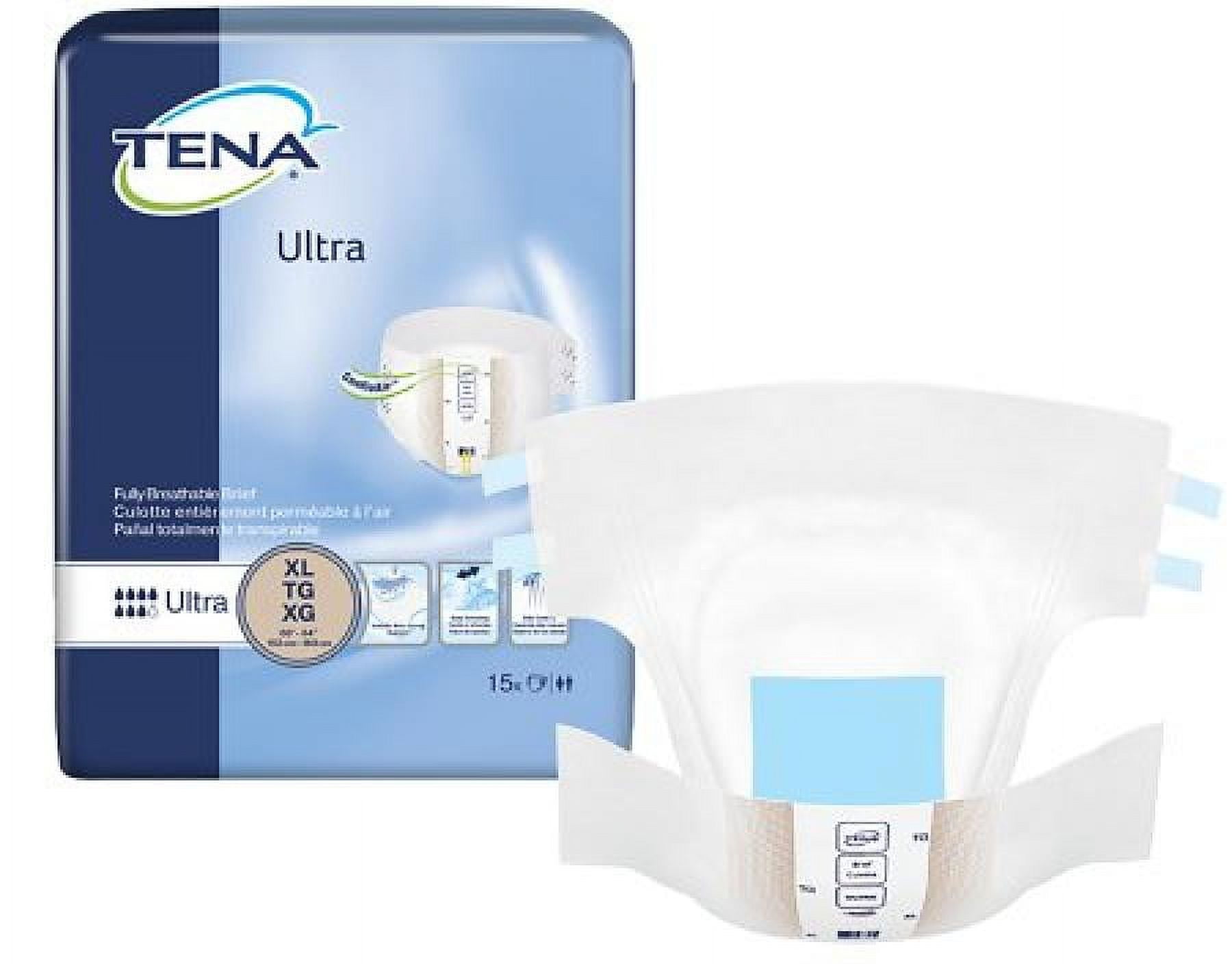TENA Ultra Heavy Absorbency Adult Incontinence Brief, X-Large, 60 Ct