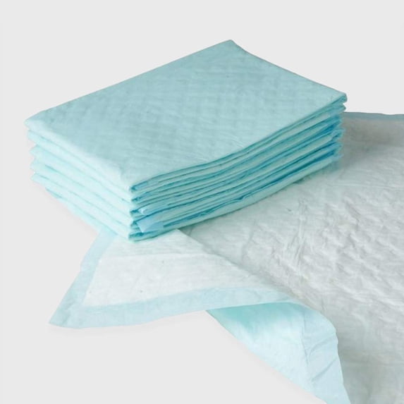 TENA Underpad Regular Light Absorbency Disposable Adult Unisex 17" X 24", Blue, 25 Count