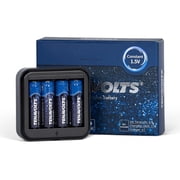 TENAVOLTS 1.5V Rechargeable AA Lithium Battery, Holiday Gift, 4 Counts