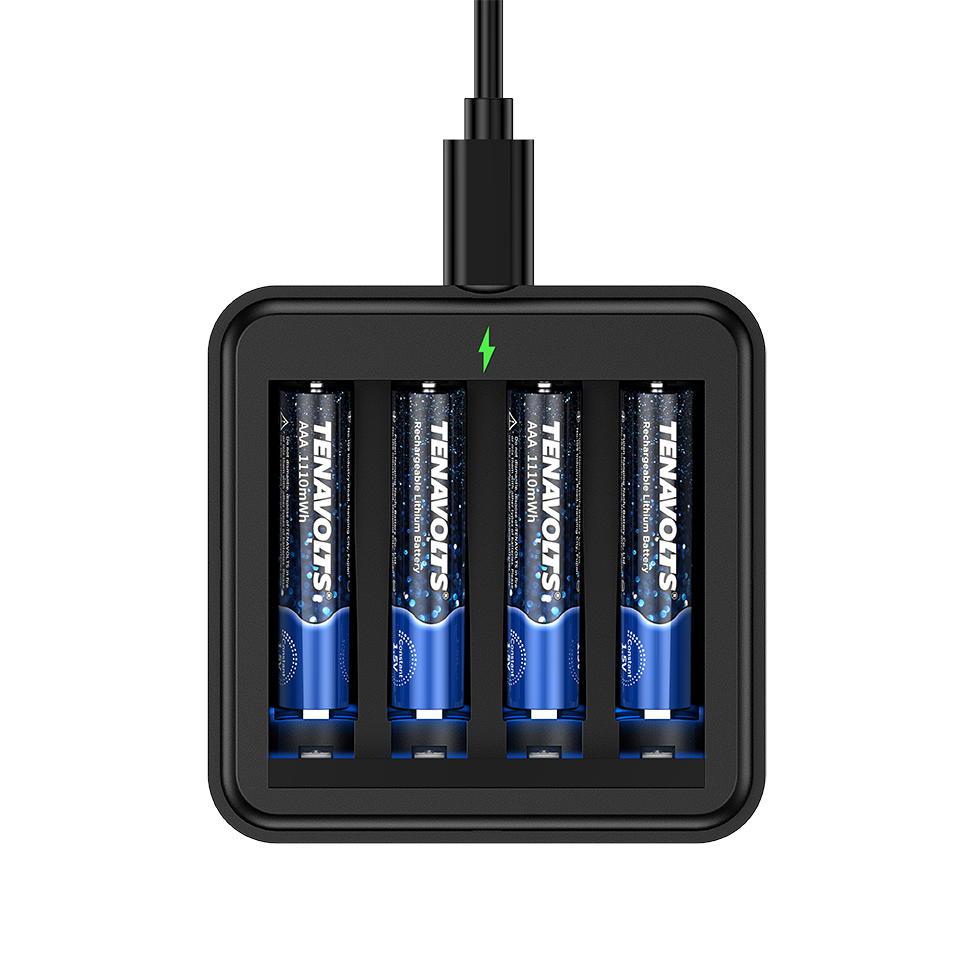 Energizer Rechargeable Battery Charger for C Cell, D Cell, AA, AAA, and
