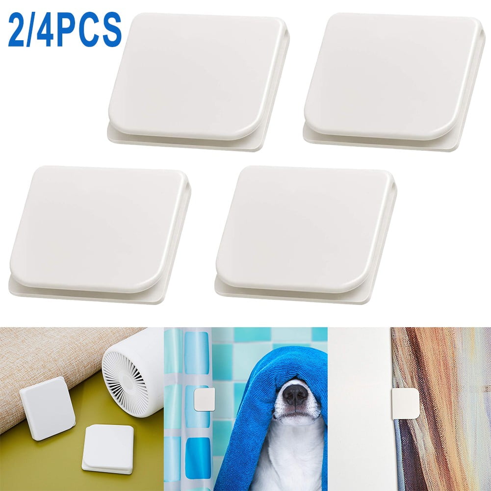 TENCE ABS Shower Curtain Clips Shower Curtain Shower Curtain Bath Guard Plastic Clips - Walmart.com