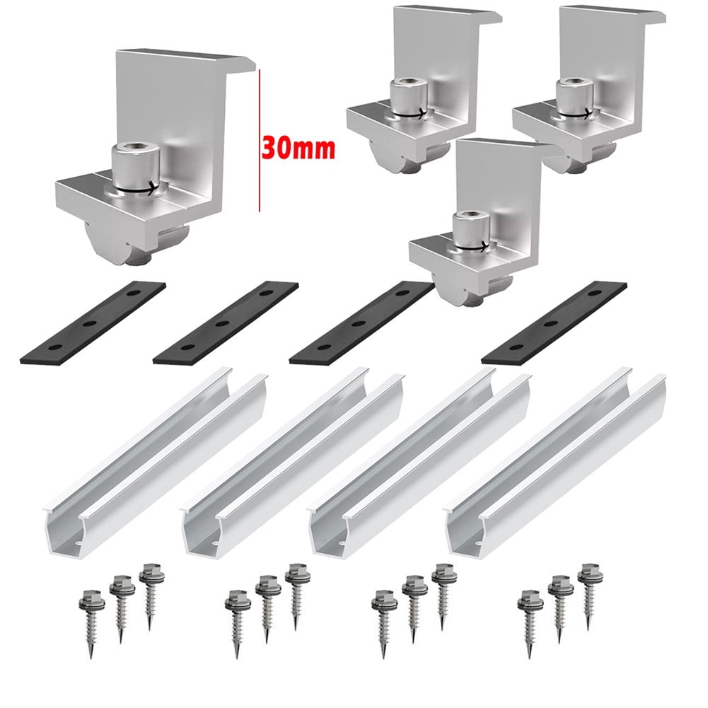 TENCE Bracket Rails Module Mounting Photovoltaic Roof Solar Panel Solar ...