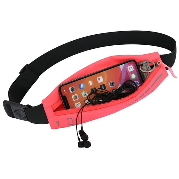 TENCE Waterproof Running Belt Phone Holder for Running Fanny Pack Waist Pouch Outdoor Camping Hiking Zip Bag