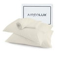thumbnail image 1 of Aireolux 500 Thread Count TENCEL Lyocell Bedsheet Set – 4-Piece, Ultra-Soft & Silky, Temperature-Regulating-Full Ivory, 1 of 9