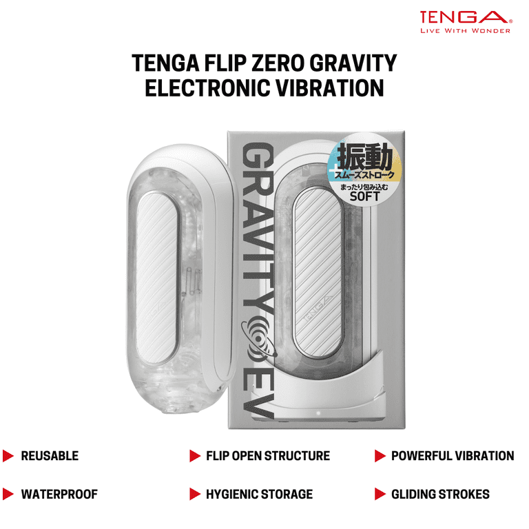 TENGA FLIP ZERO GRAVITY Electronic Vibration White Vibrating Male  Masturbator - Walmart.com