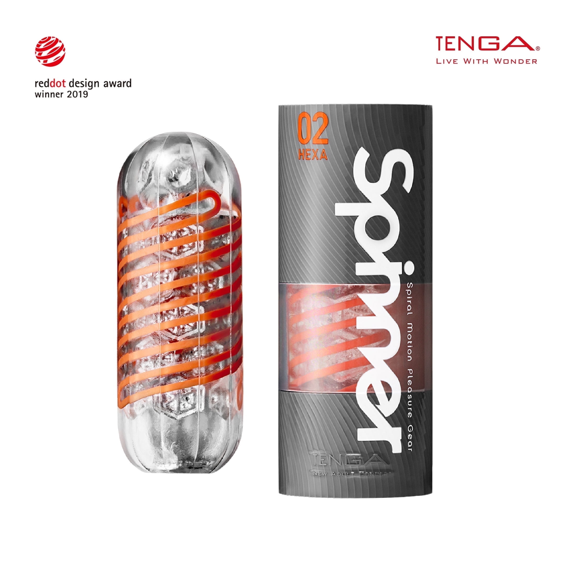 TENGA Tenga Spinner 06 Brick Reusable Spinning Masturbator for Him