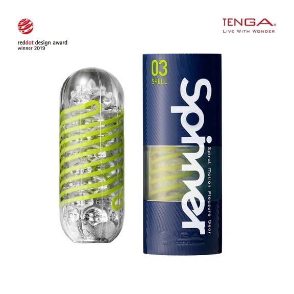 TENGA SPINNER 03 SHELL Reusable Stroker Spinning Masturbator