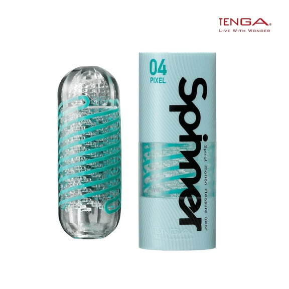 TENGA Spinner 04 Pixel Reusable Spinning Masturbator for Him