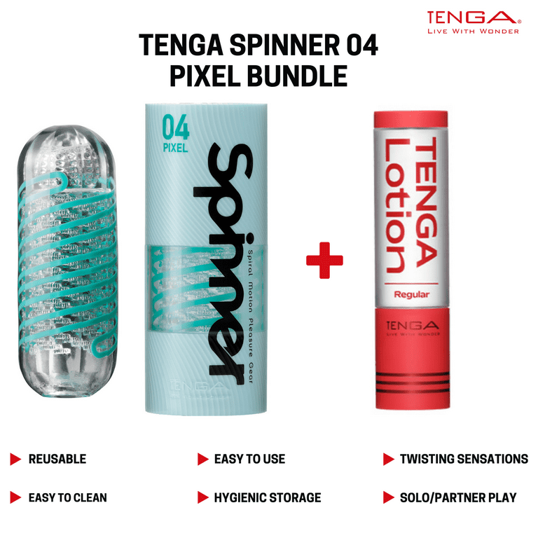 TENGA TENGA SPINNER 04 Pixel Reusable Spiral-Motion Male