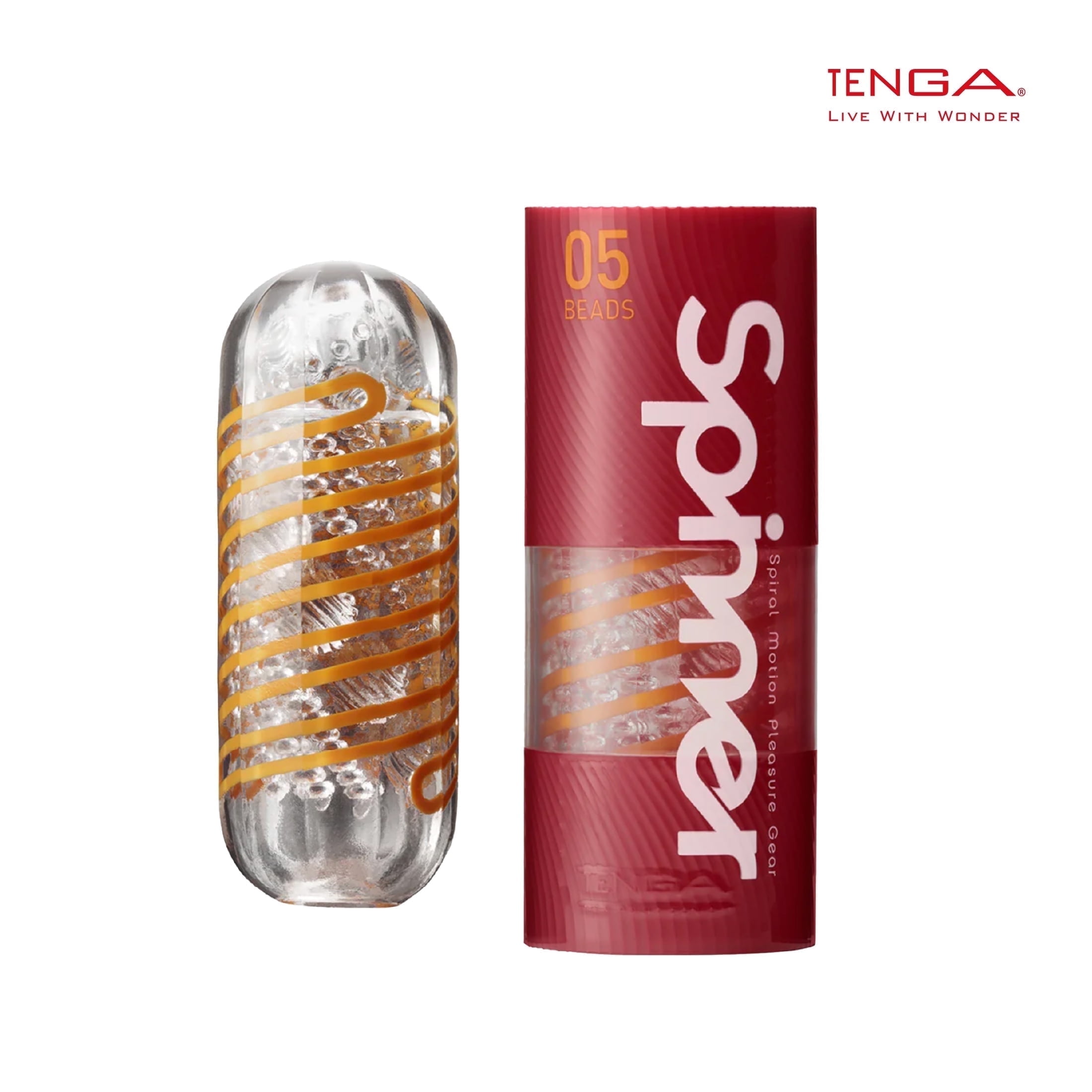 TENGA Tenga Spinner 05 Beads Reusable Spinning Masturbator for Him