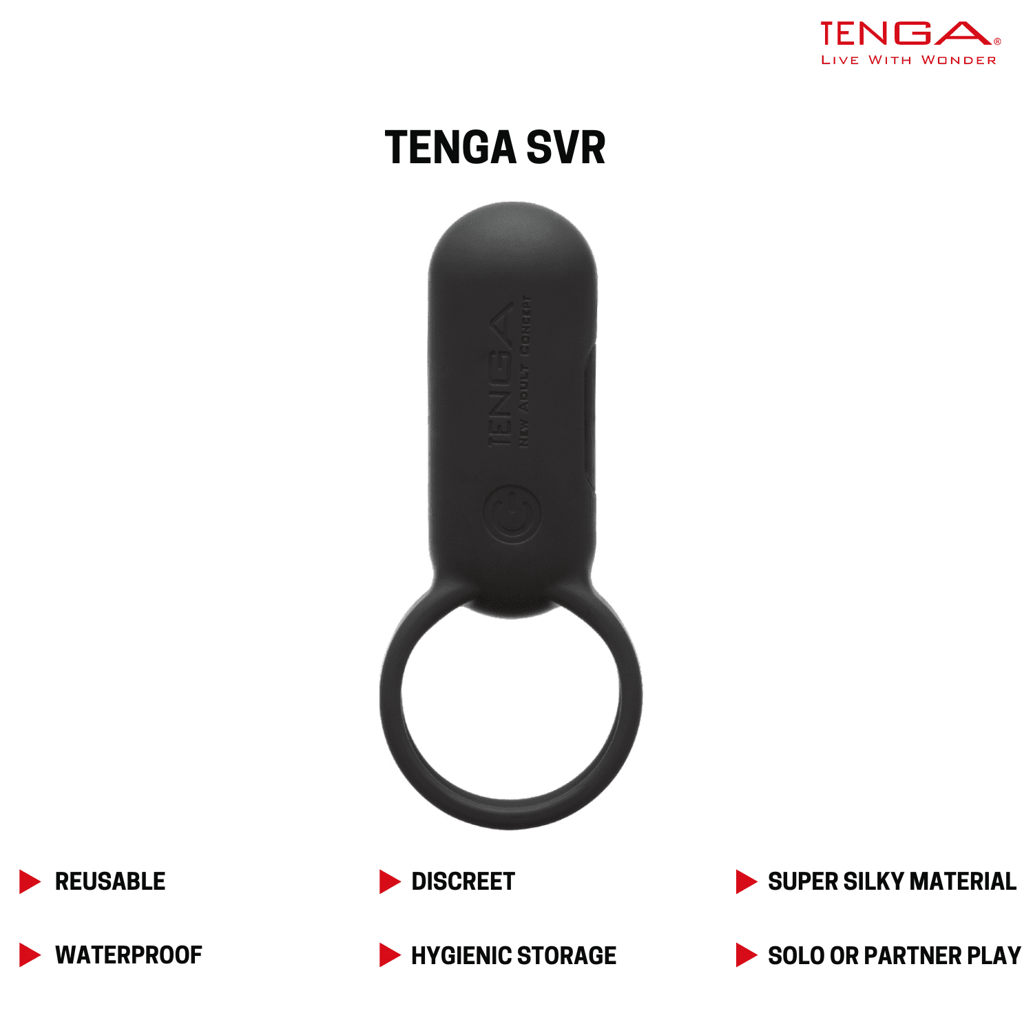 tenga smart vibe vibrating ring Iroha Smart Vibe Ring (SVR) by Tenga — Kink Or Toys
