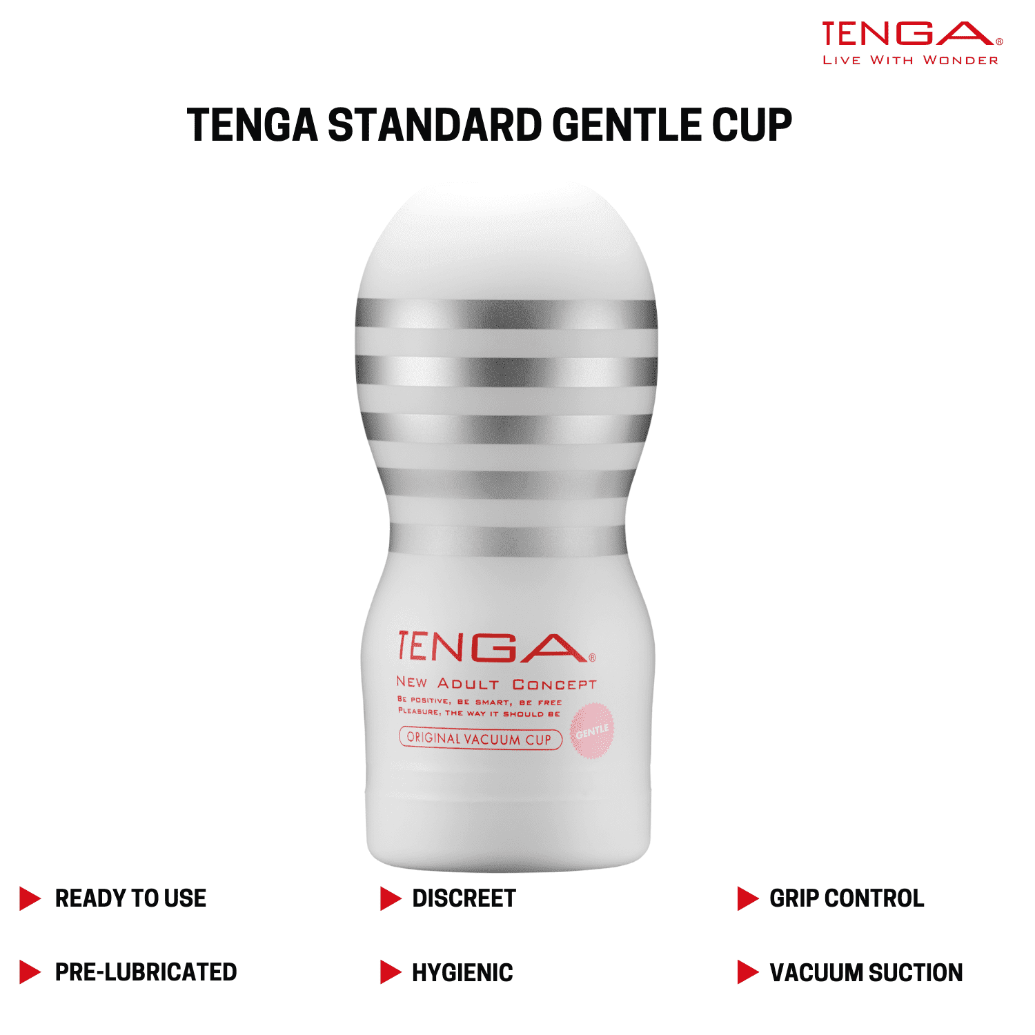 TENGA Standard Gentle Disposable Pre Lubricated Male Stroker