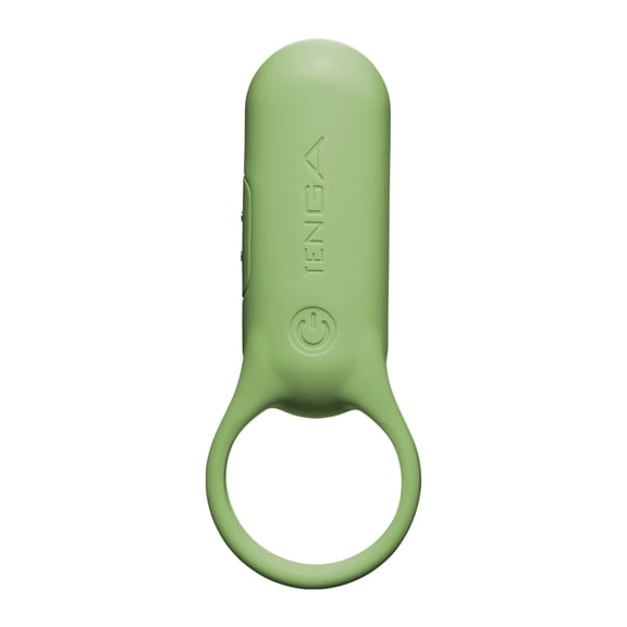 TENGA paiRING+ Powerful Vibrating Ring for Couples & Partners, 1.5x Stronger Motor, 9 Vibration Modes, Waterproof, Lime