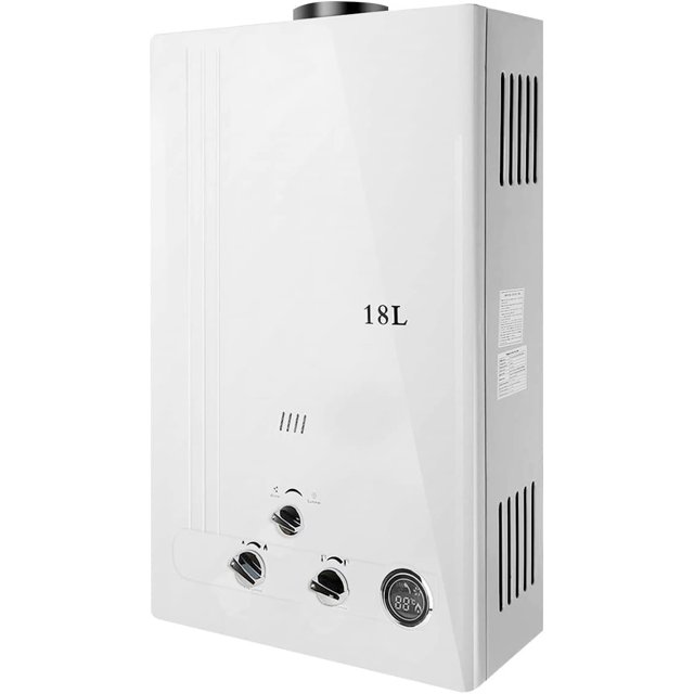 TENGCHANG 18L/min 4.8 GPM Tankless Hot Water Heater Propane LPG Gas
