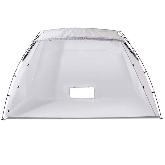 TENGDA 10x7x6Ft Portable Spray Paint Booth With Built In Floor Mesh Screen Foldable DIY Furniture Craft Spray Paint Shelter Tent