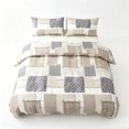 thumbnail image 1 of TENGDA 3-Piece Complete Comforter Bedding Set Assorted Stylish Designs Bedroom Decor Kit, 1 of 6