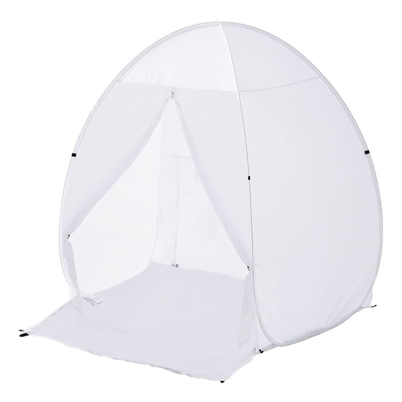 TENGDA 60x60x70 In Pop Up Portable Spray Paint Shelter With Built In Floor Exhaust Window And Storage Bag Foldable DIY Paint Booth