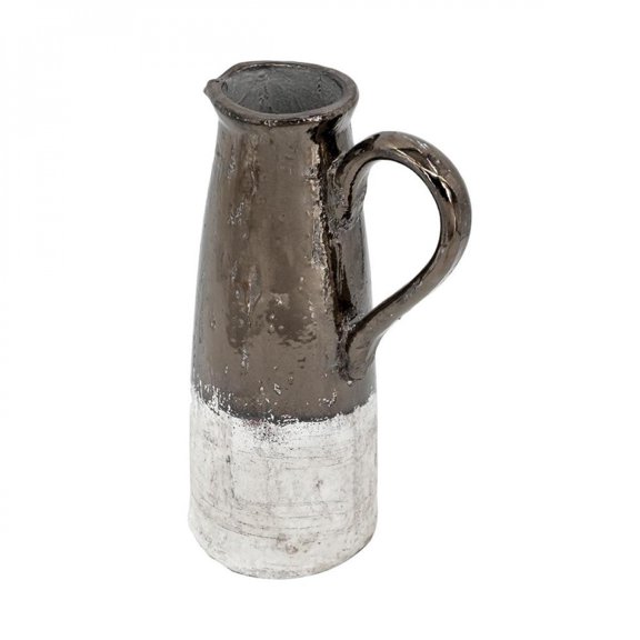 TENGDA Antique Two-Tone Decorative Pitcher Vase for Home Tabletop Display