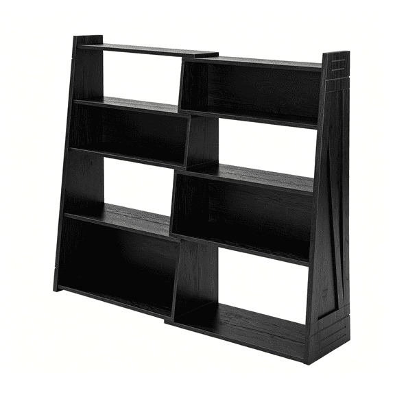 TENGDA Asymmetrical Staggered Storage Rack Freely Reconfigurable DIY Partition Display Unit for Multi-Room Use