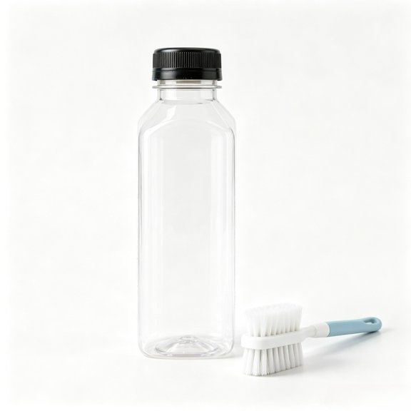 TENGDA Clear Reusable Beverage Containers with Leakproof Lids Multipurpose Empty Drink Bottles for Juicing Tea Milk and Cold Drinks