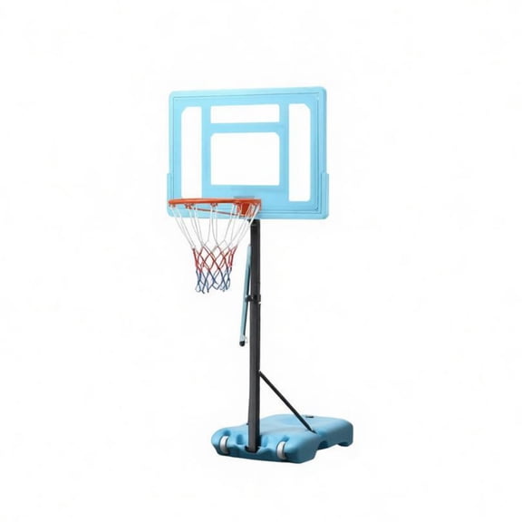 TENGDA Freestanding Adjustable Basketball Game System with Fillable Base for Poolside Fun
