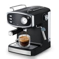 thumbnail image 1 of TENGDA Professional Compact Espresso Maker with Milk Frother Steam Wand Pressure Gauge & 54oz Large Water Tank Low Noise Fast Brewing for Cappuccino Latte black, 1 of 5