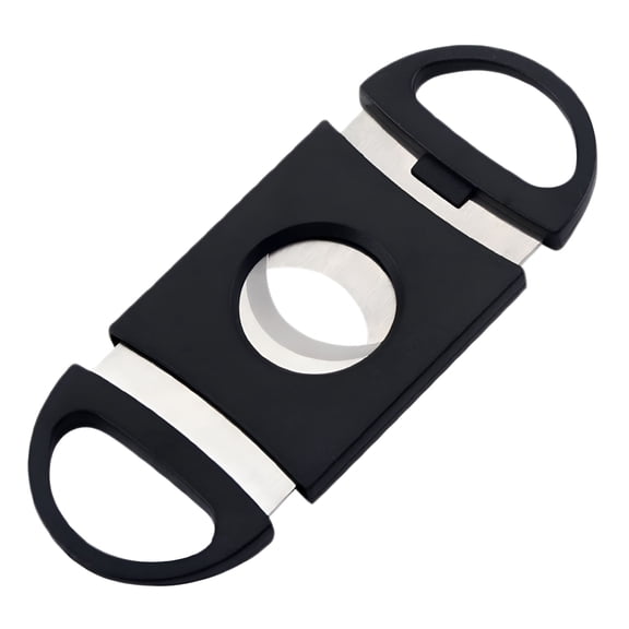TENIRO Convenient Cigar Cutter, Household Plastic Simple and Convenient Stainless Steel Cutter