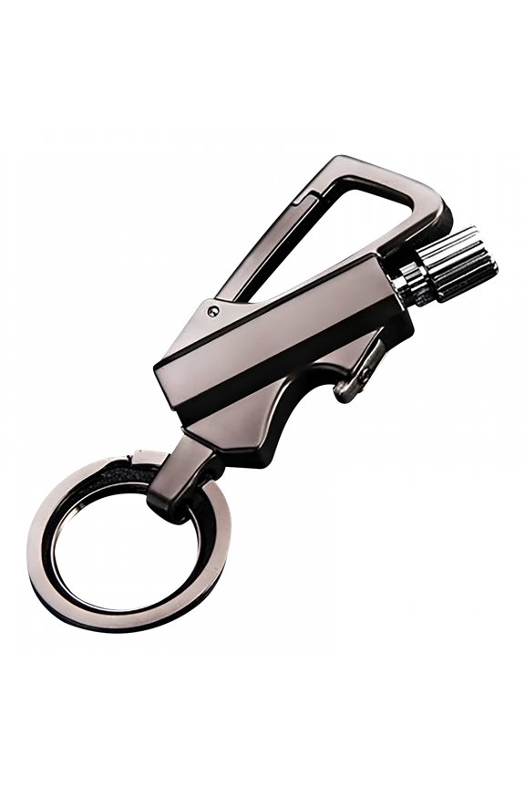 Permanent Match Lighter,Keychain Lighter with Multitool Keychain Bottle Opener,Waterproof & Reusable Flint Fire Starter Lighter for Outdoor Camping Survival Hiking