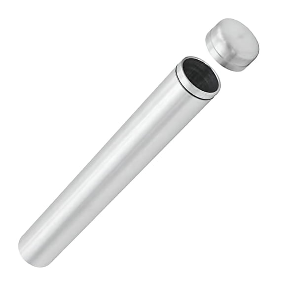 TENIRO Single Aluminium Cigar Tube, 60 Ring Gauge Travel Storage Case