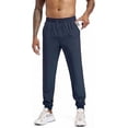 thumbnail image 1 of TENJOY Men's Quick-Dry Sports Athletic Sweatpants Running Pants 3-Pocket Running Trousers for Gym, Fitness, Jogging, Track Training, and Hiking, 1 of 5