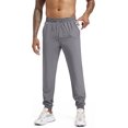 thumbnail image 1 of TENJOY Men's Quick-Dry Sports Athletic Sweatpants Running Pants 3-Pocket Running Trousers for Gym, Fitness, Jogging, Track Training, and Hiking, 1 of 5