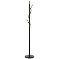 thumbnail image 1 of WHI Tenley Transitional Metal/Solid Wood Coat Rack in Black/Natural, 1 of 4