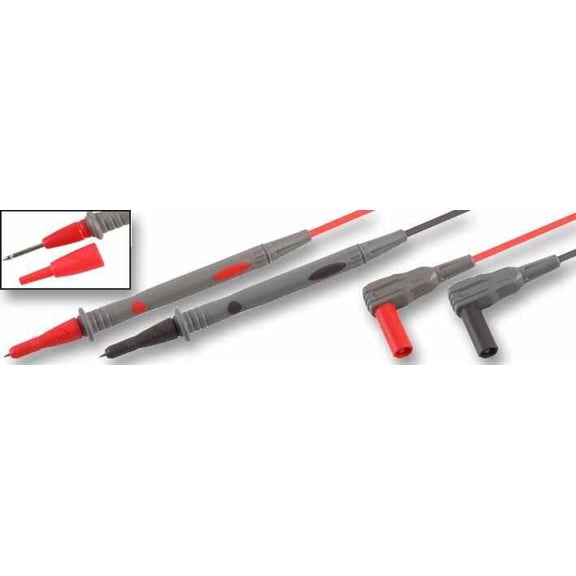 TENMA - 10A 4mm Right Angle Banana Plug to Probe Test Lead Set
